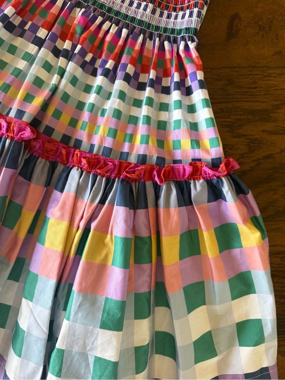 Hill House Pastel Multi-Stripe Smocked Mini Dress
Size XXXS!!!!! - Picture 4 of 4